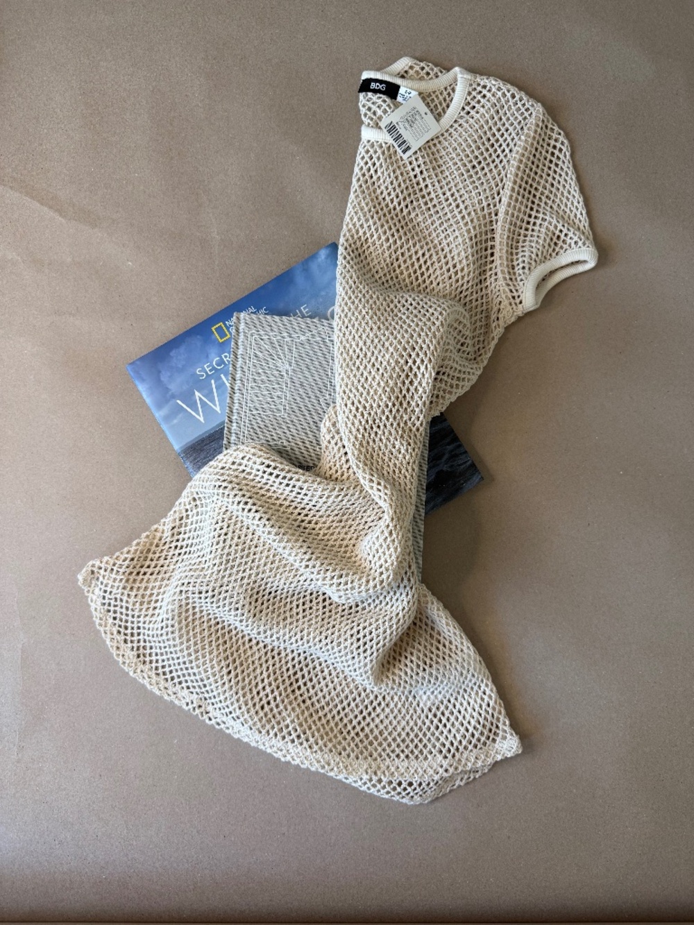 NWT BDG by Urban Outfitters Crochet Mesh Mini Dress Size S